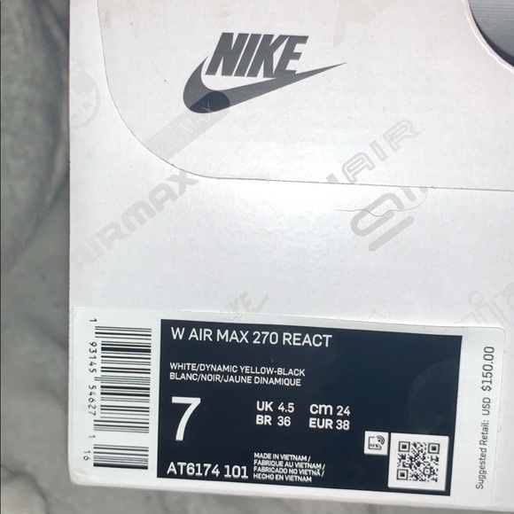 Nike Shoes - Women’s Air Max 270 React